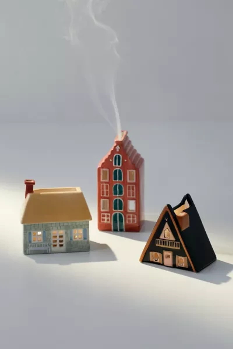 Paddywax House Cone Incense & Tea Light Holder