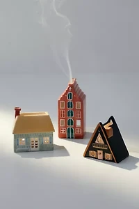 Paddywax House Cone Incense & Tea Light Holder