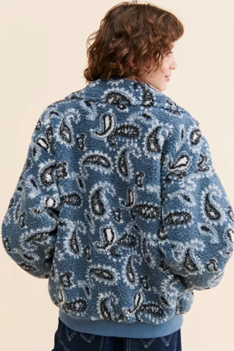 UO Printed Fleece Jacket