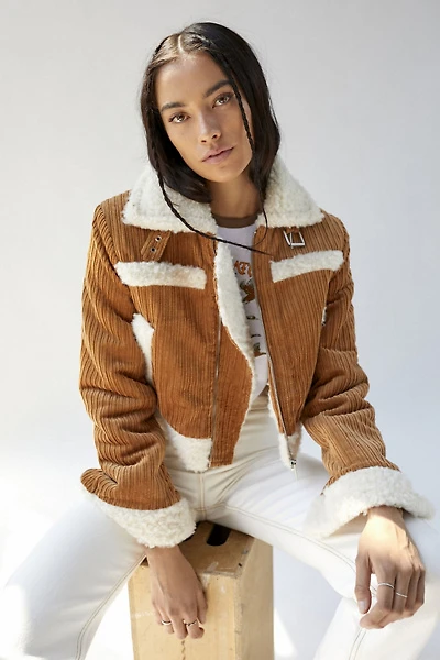 UO Salem Corduroy Fleece Jacket