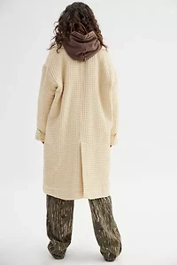 UO Emma Waffle Trench Coat