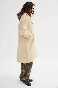 UO Emma Waffle Trench Coat