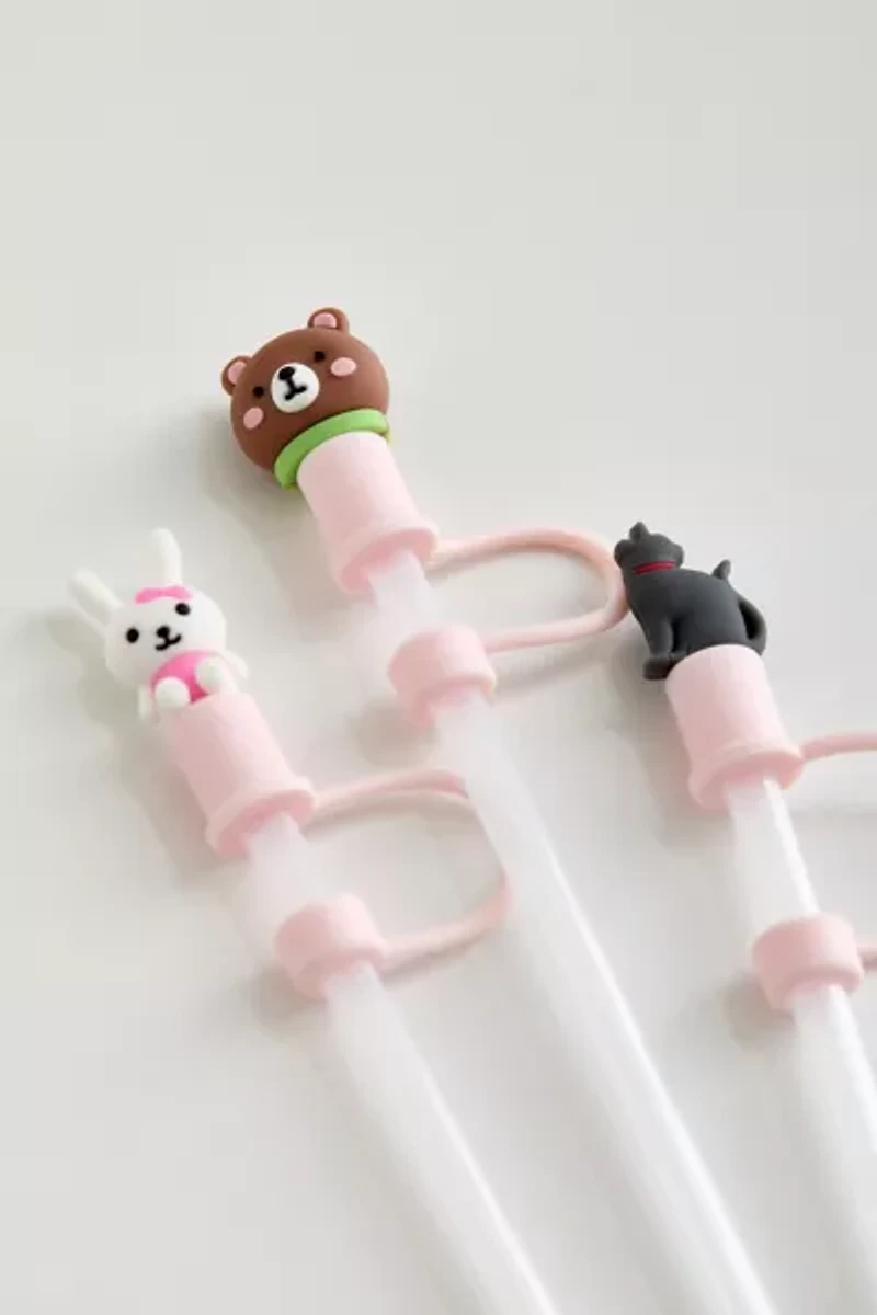 Icon Straw Topper - Set Of 3