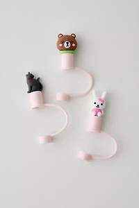 Icon Straw Topper - Set Of 3