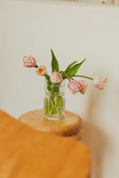 Areaware Glass Hex Vase