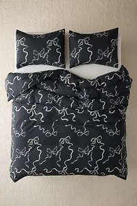 Painted Bows Duvet Cover Set