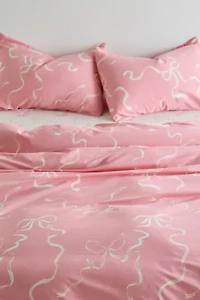 Painted Bows Duvet Cover Set