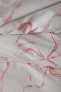 Painted Bows Duvet Cover Set