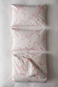 Painted Bows Duvet Cover Set