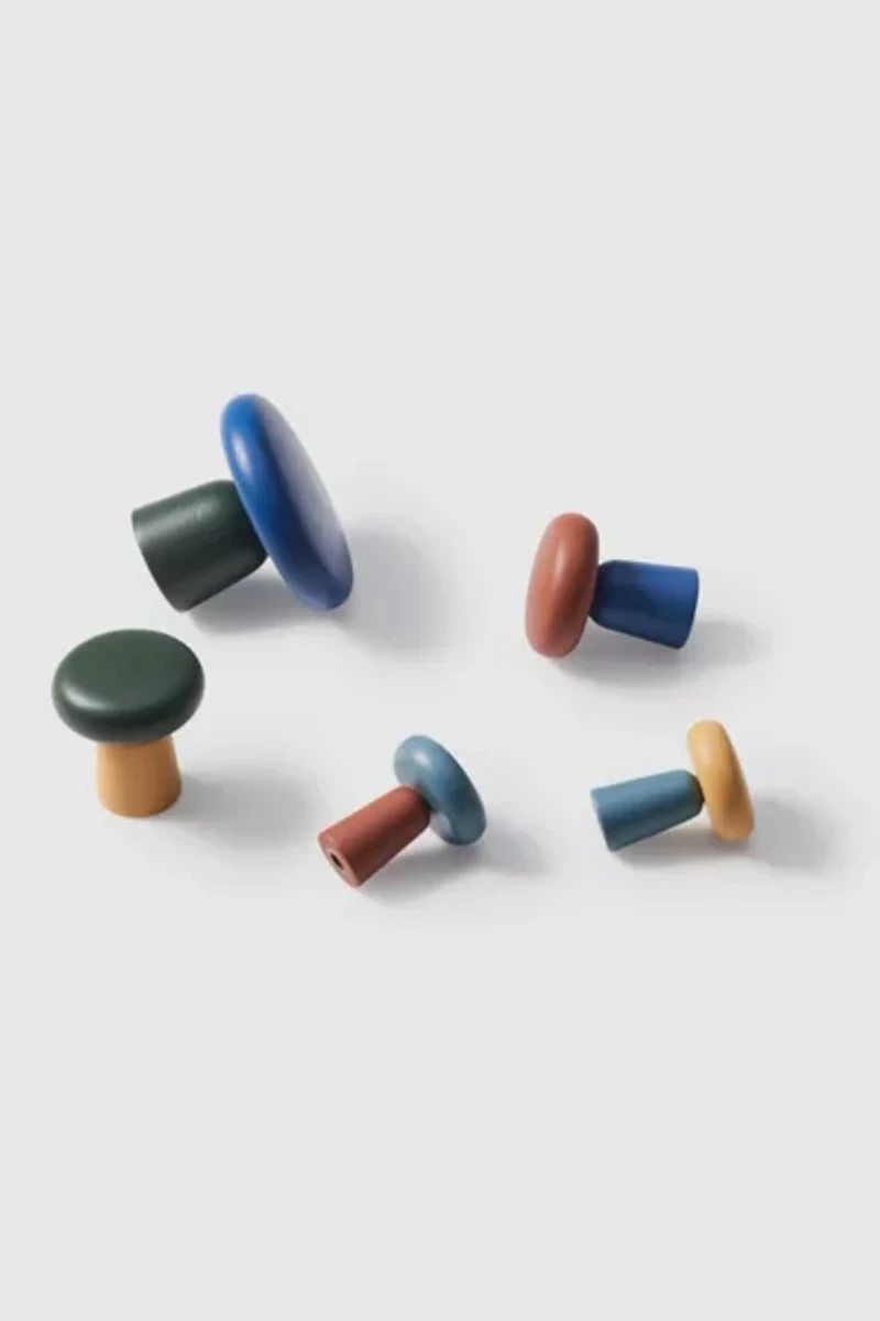 Areaware Harbor Wooden Wall Hooks