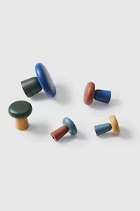 Areaware Harbor Wooden Wall Hooks