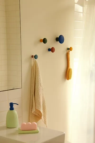 Areaware Harbor Wooden Wall Hooks