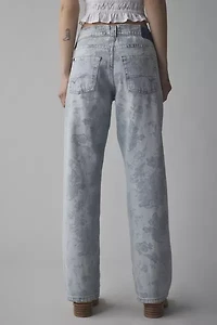 BDG Kayla Printed Low-Rise Slouchy Jean