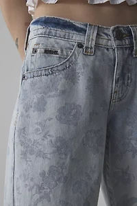BDG Kayla Printed Low-Rise Slouchy Jean
