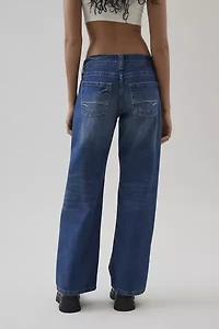 BDG Kayla Printed Low-Rise Slouchy Jean