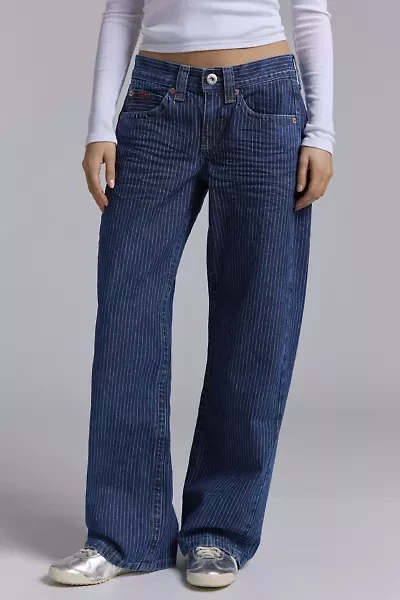 BDG Kayla Printed Low-Rise Slouchy Jean