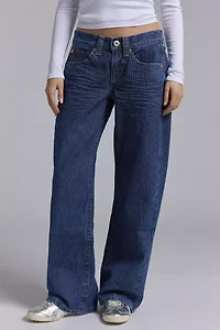 BDG Kayla Printed Low-Rise Slouchy Jean