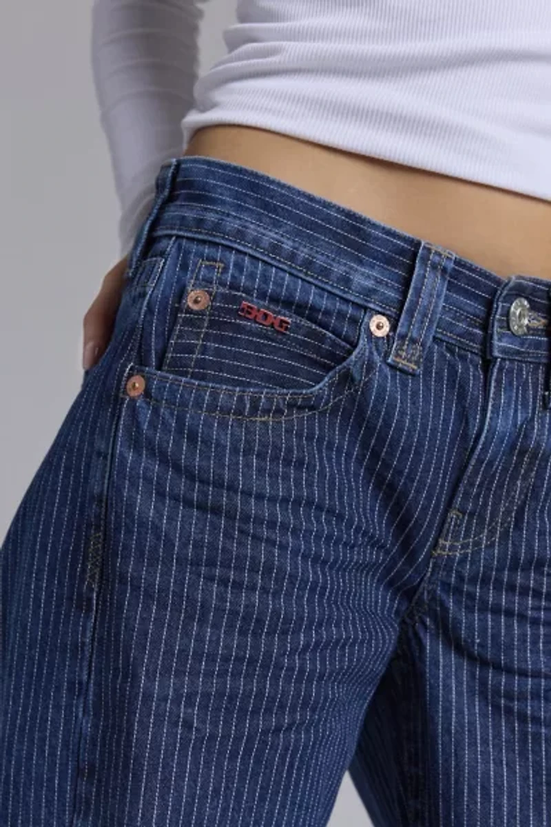 BDG Kayla Printed Low-Rise Slouchy Jean