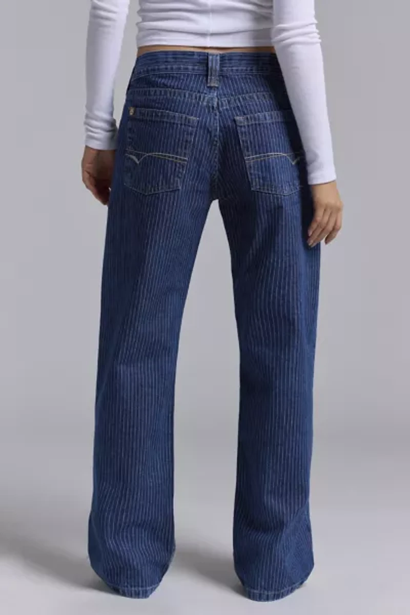 BDG Kayla Printed Low-Rise Slouchy Jean