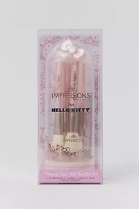 Impressions Vanity Co. Sanrio Hello Kitty Kawaii Icon 6-Piece Makeup Brush Set
