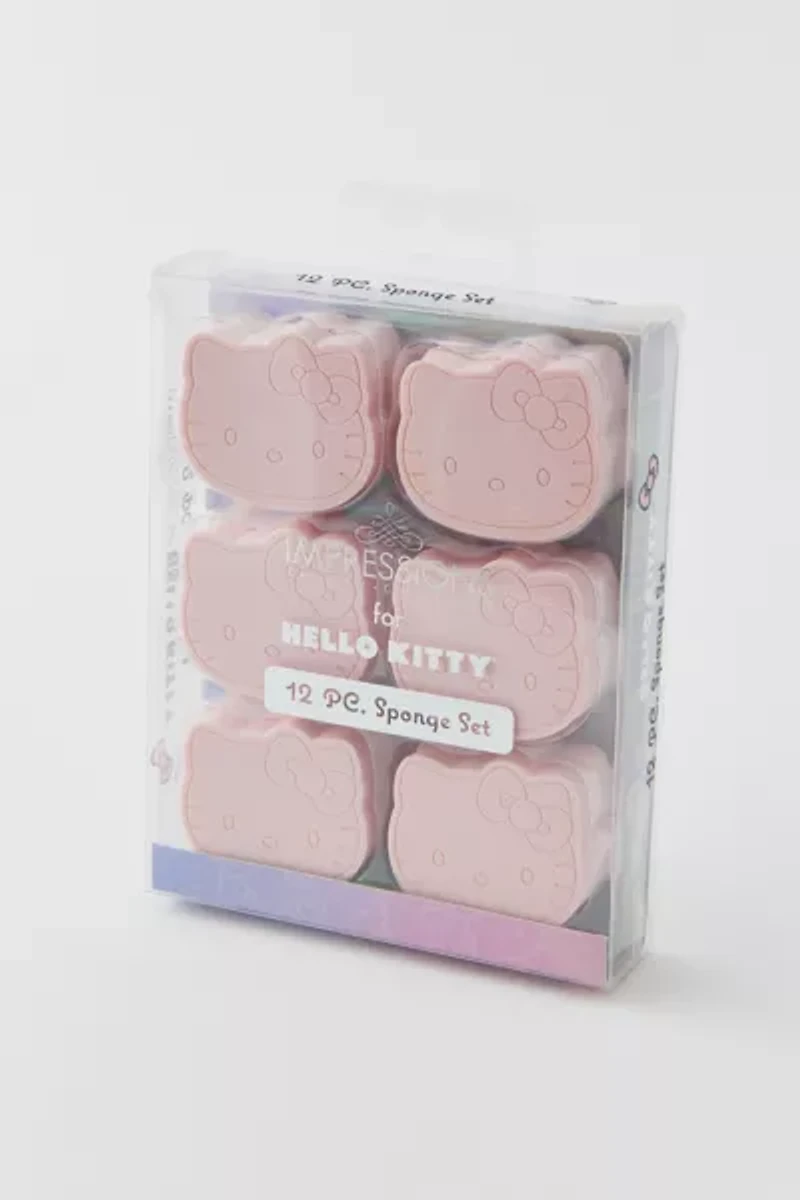 Impressions Vanity Co. Sanrio Hello Kitty 12-Piece Makeup Sponge Set
