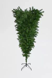 Medium Upside Down Artificial Spruce Christmas Tree