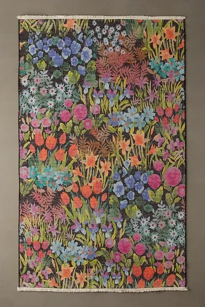 Wildflower Fields Printed Rug