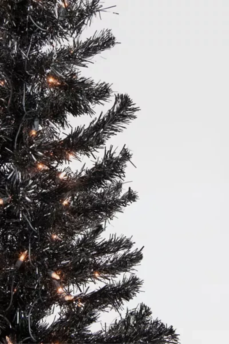 Medium 4ft Artificial Tinsel Christmas Tree