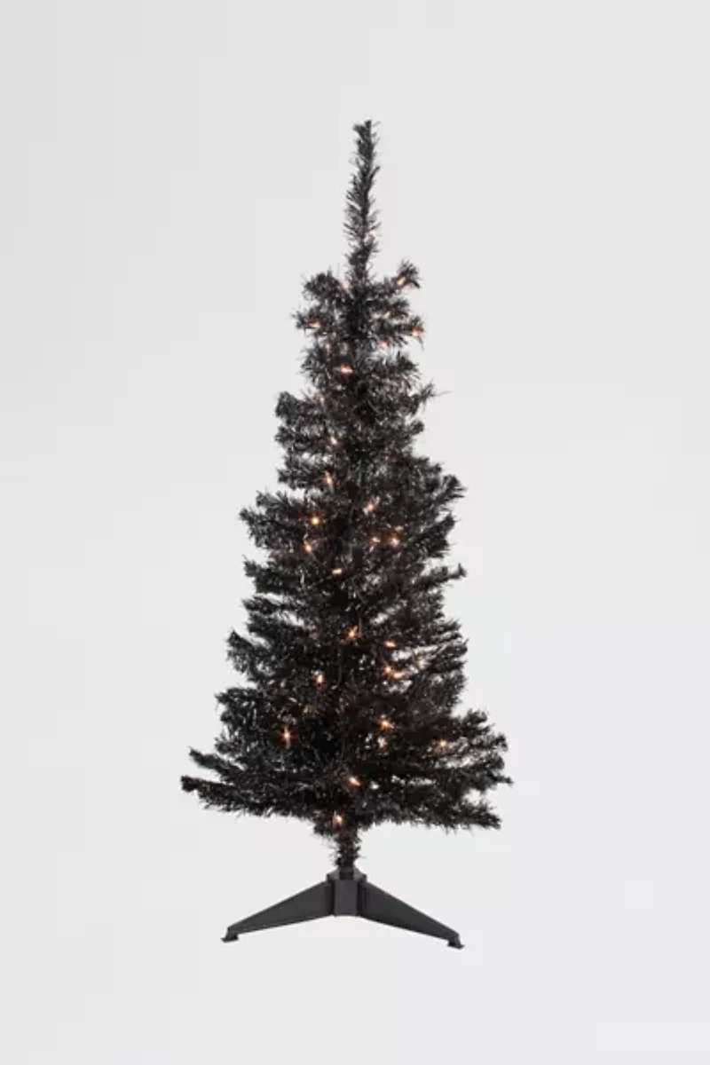 Medium 4ft Artificial Tinsel Christmas Tree