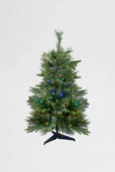 Ashcroft Cashmere Pine Pre-Lit 3ft Artificial Christmas Tree