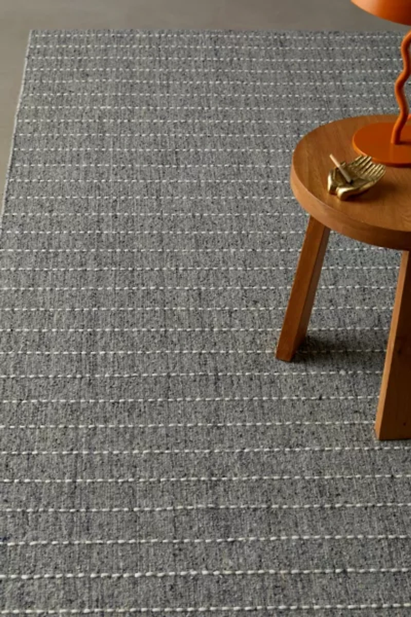 Ollie Top Stitch Woven Rug