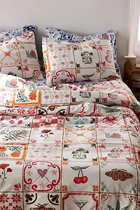 Mariana Tile Duvet Cover Set