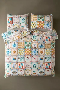 Mariana Tile Duvet Cover Set