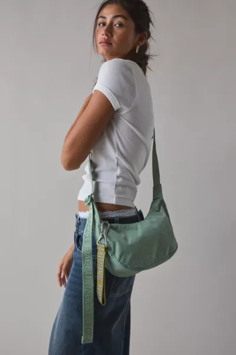 BAGGU Small Recycled Nylon Crescent Bag