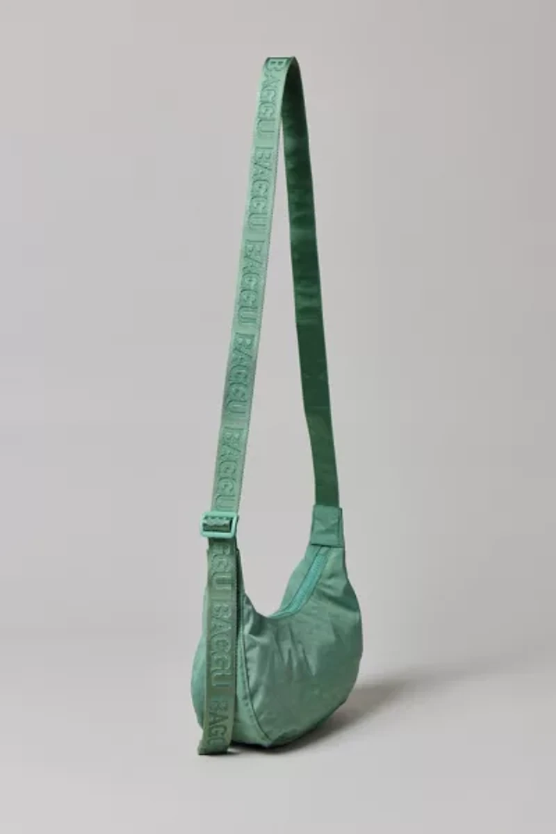 BAGGU Small Recycled Nylon Crescent Bag