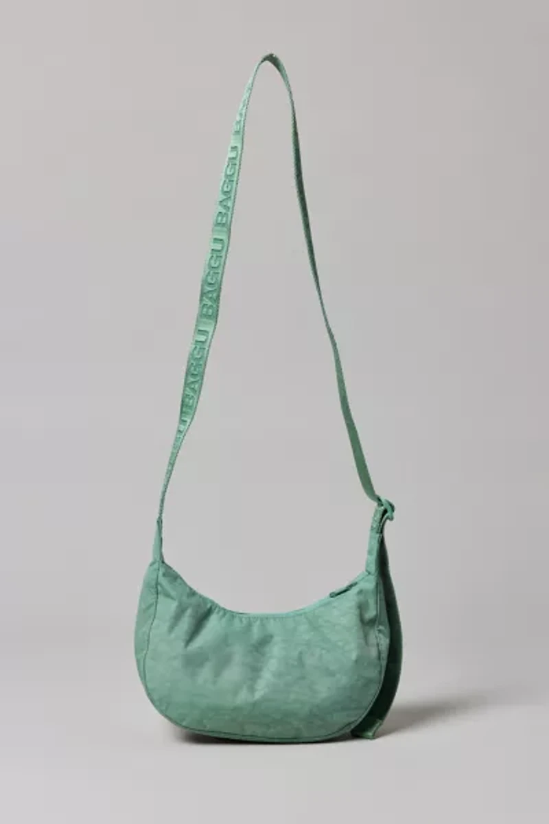 BAGGU Small Recycled Nylon Crescent Bag