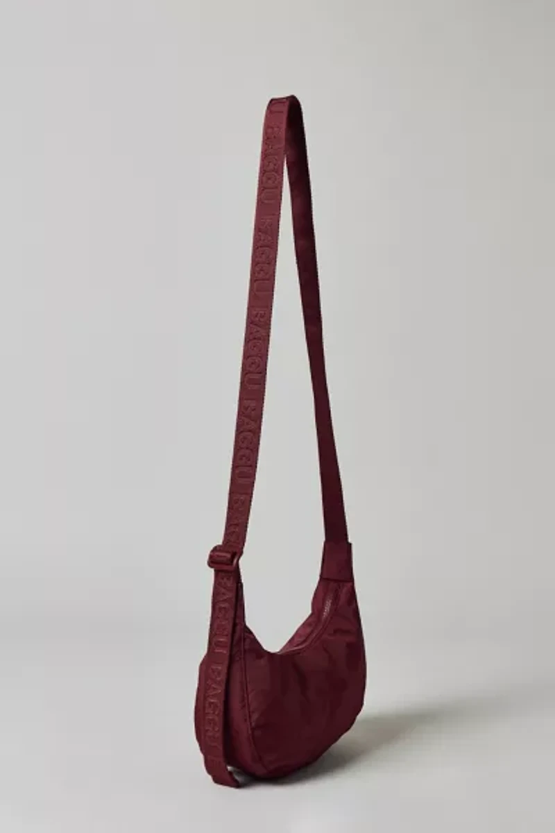 BAGGU Small Recycled Nylon Crescent Bag
