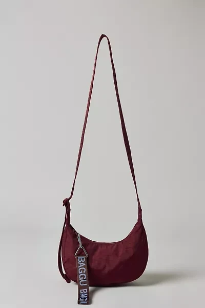BAGGU Small Recycled Nylon Crescent Bag