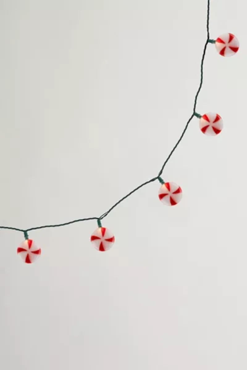 Peppermint Candy 6ft String Lights