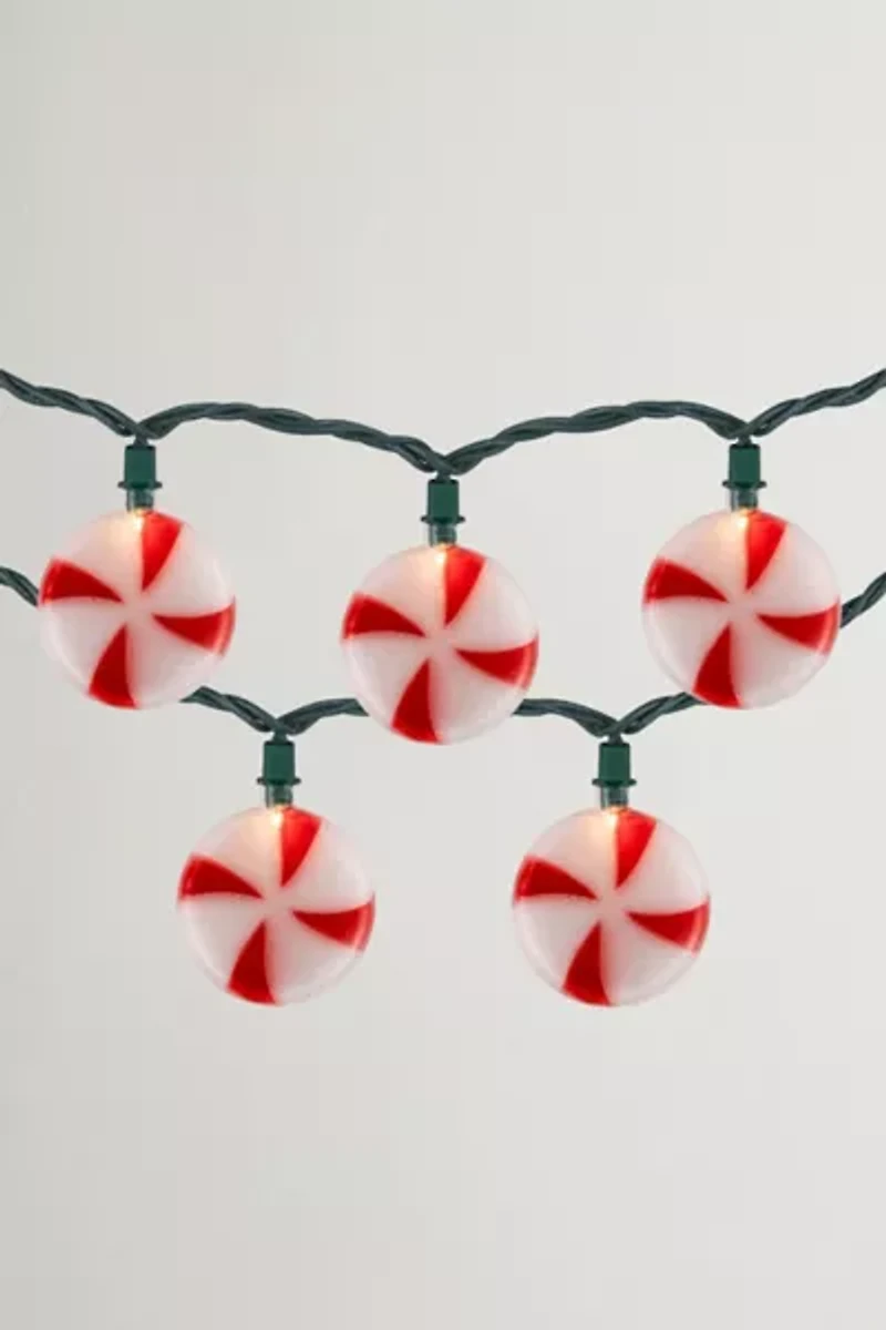 Peppermint Candy 6ft String Lights