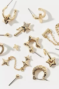Stars Are Blind Post & Hoop Earring Set