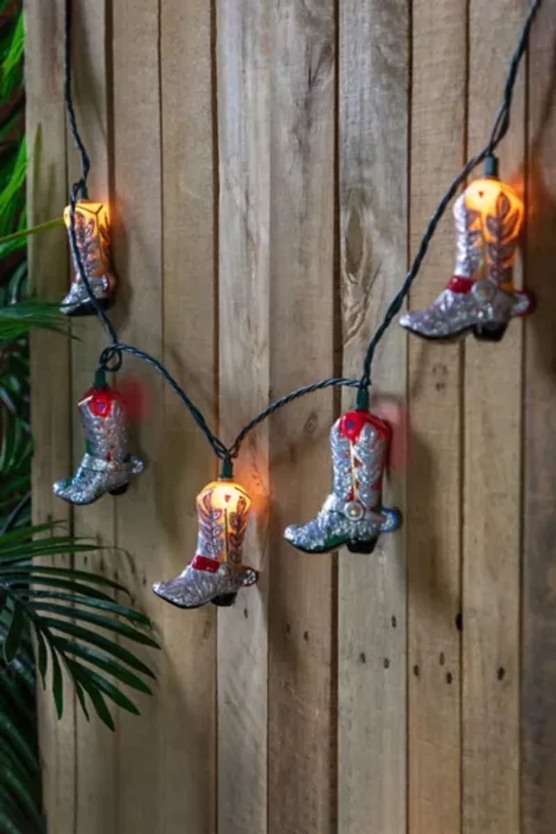 Cowboy Boot 6ft String Lights