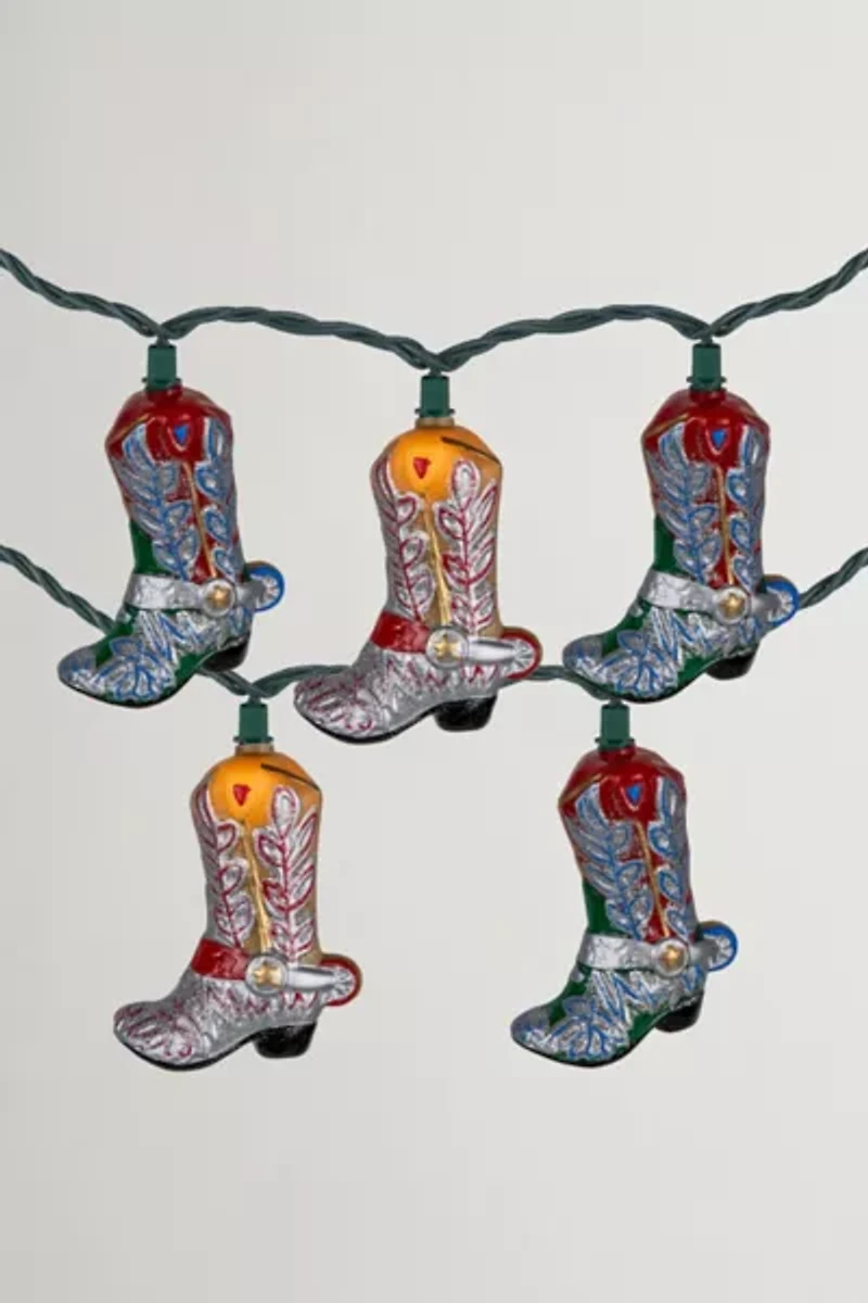 Cowboy Boot 6ft String Lights