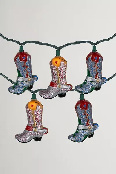 Cowboy Boot 6ft String Lights