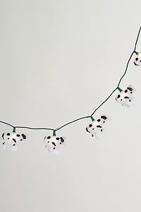White and Black Cow 6ft String Lights