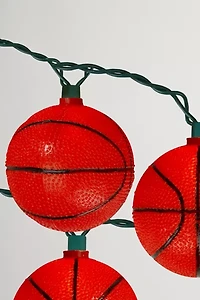 Basketballs 9ft String Lights