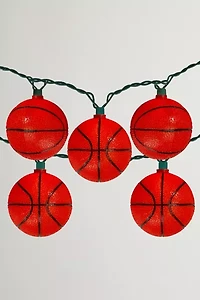 Basketballs 9ft String Lights