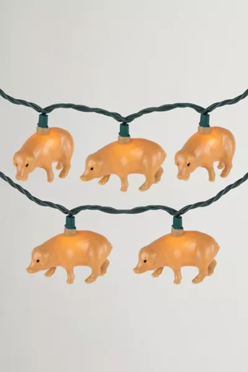 Farm Pigs 6ft String Lights