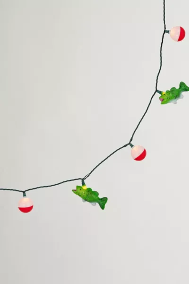 Bass and Bobber 6ft String Lights