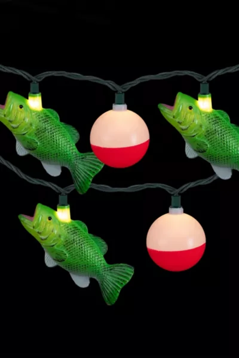 Bass and Bobber 6ft String Lights